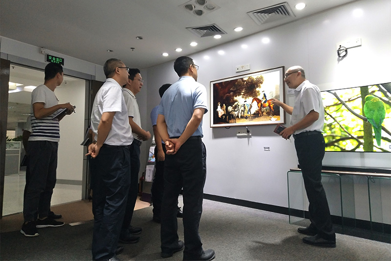 坂田街道党工委书记初庆同志一行莅临6686体育网页登录走访调研